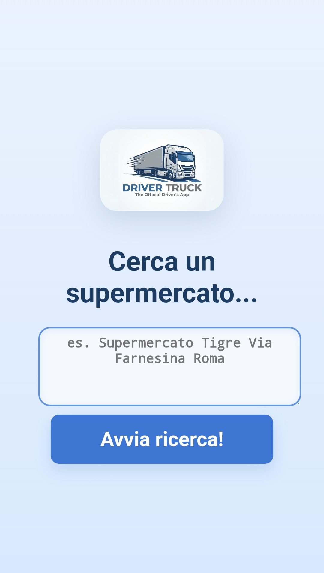 Schermata ricerca